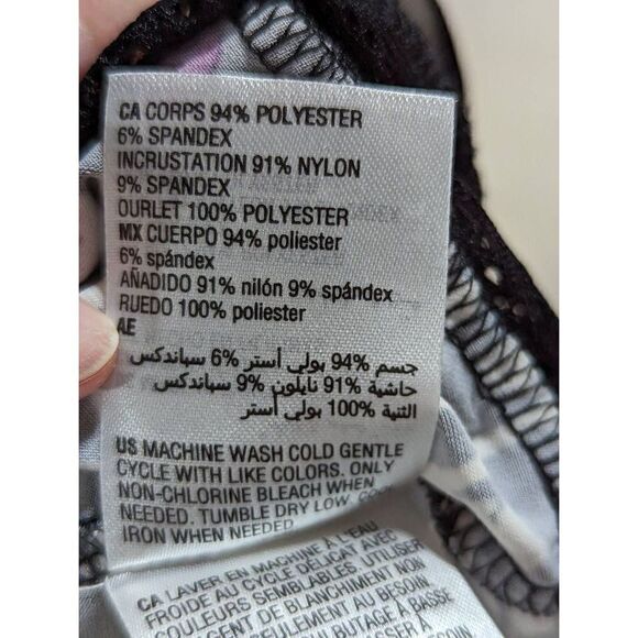 Alfani Size PP jersey knit top with sheer hem and 3/4 length sleeves - Picture 6 of 6